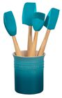 Set Bote Utensilios Con 5 Espátulas